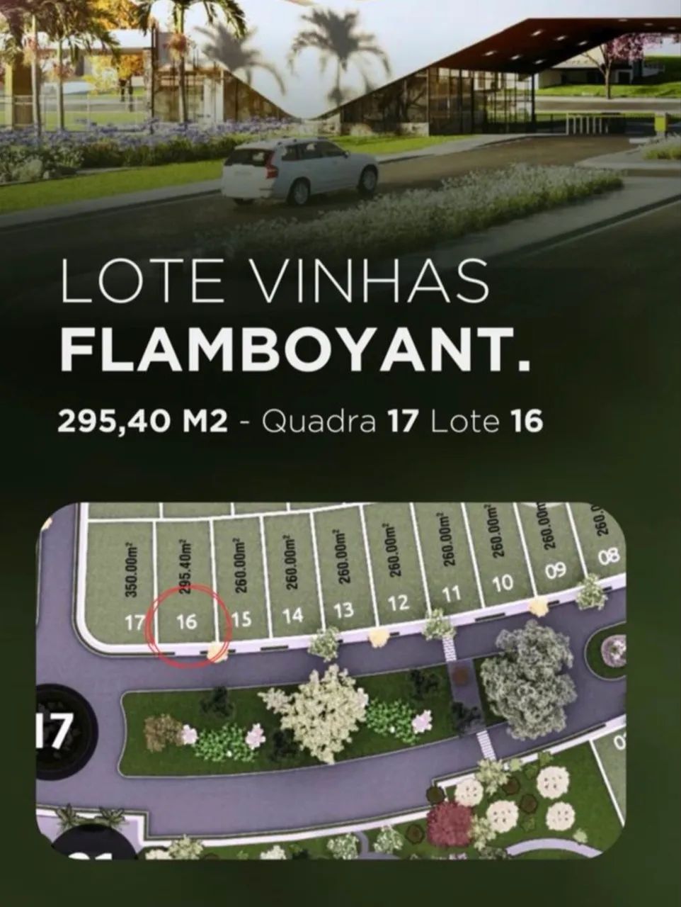 Ágio Lote Vinhas Flamboyant 295,4 M2