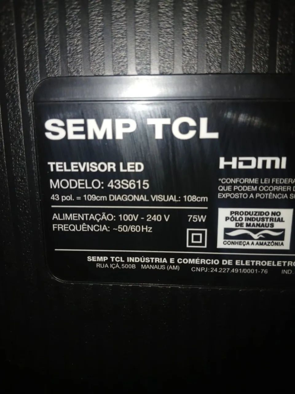 Televisão TCL seminova - Foto 3