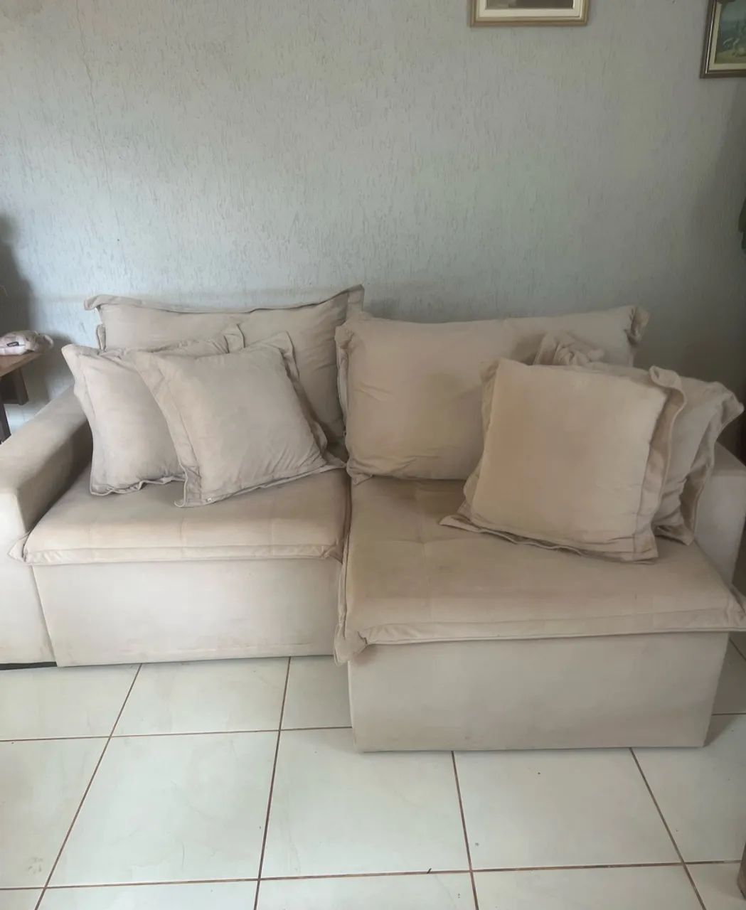 VENDO SOFÁ BIPARTIDO - R$900 - Foto 2