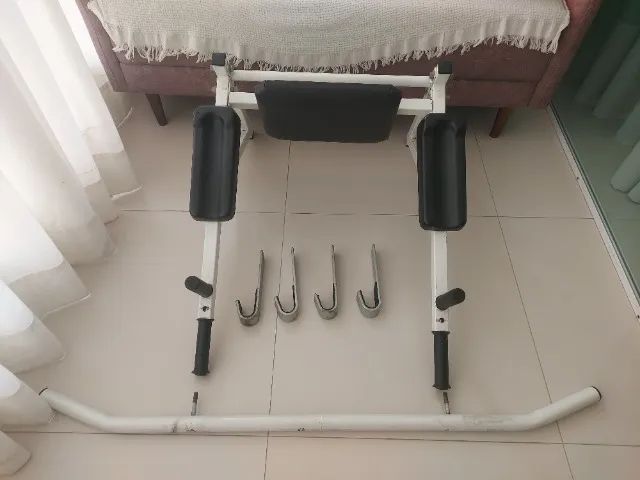 Barra Fixa de Parede e Paralela Multifuncional 3 em 1 Pull-up - Foto 2