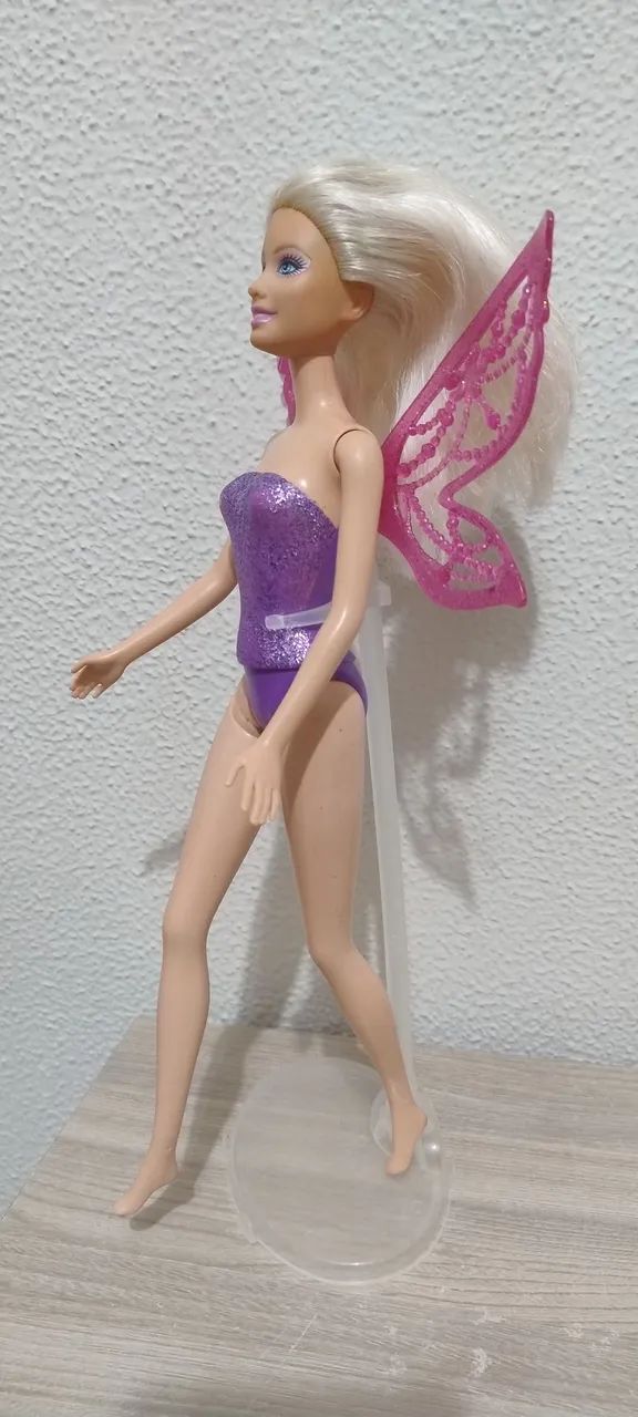 Boneca Barbie Princesa Fada Catânia Mariposa - Mattel - Foto 3