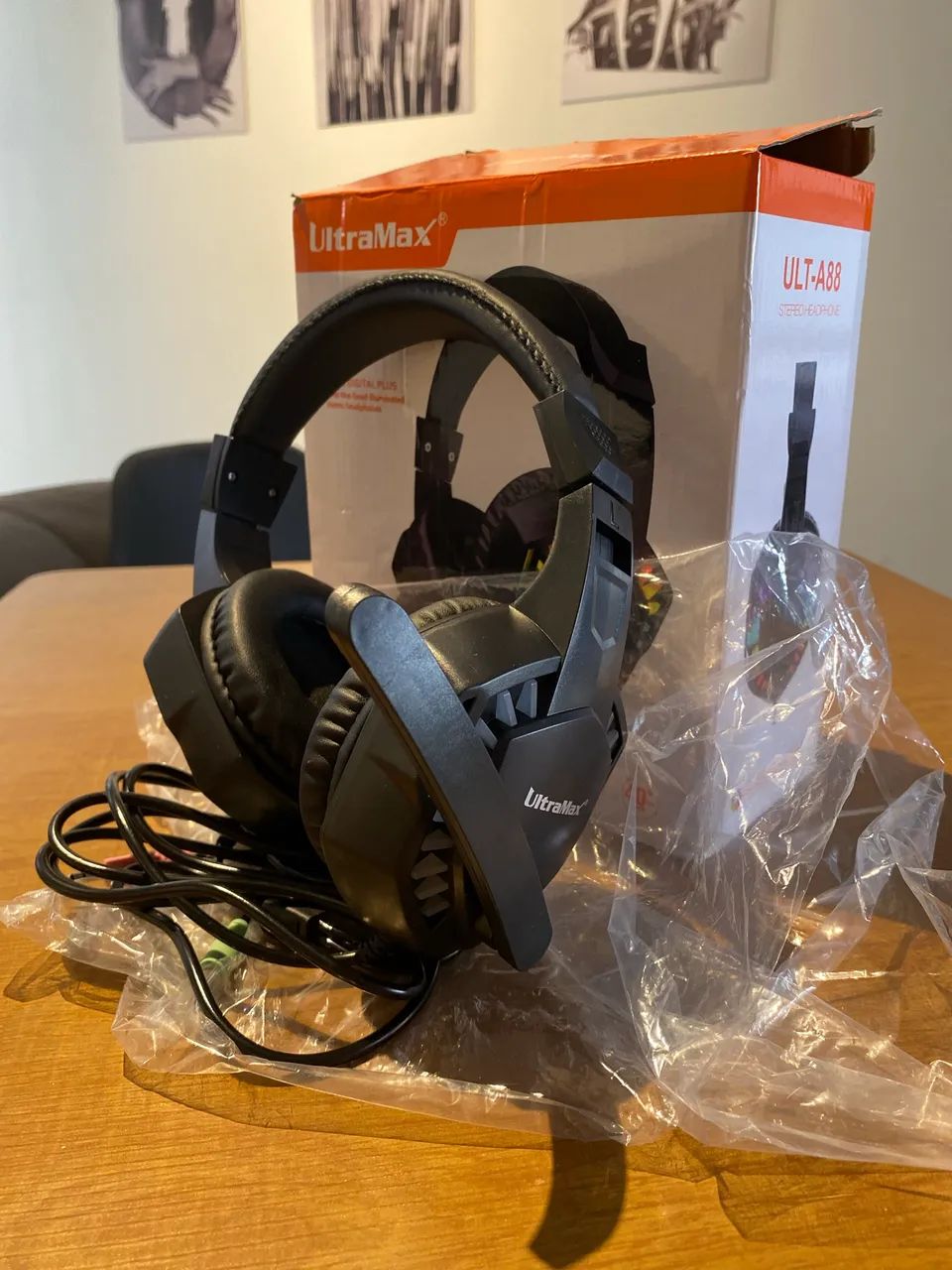 Headset Gamer ultramax com microfone - Foto 2