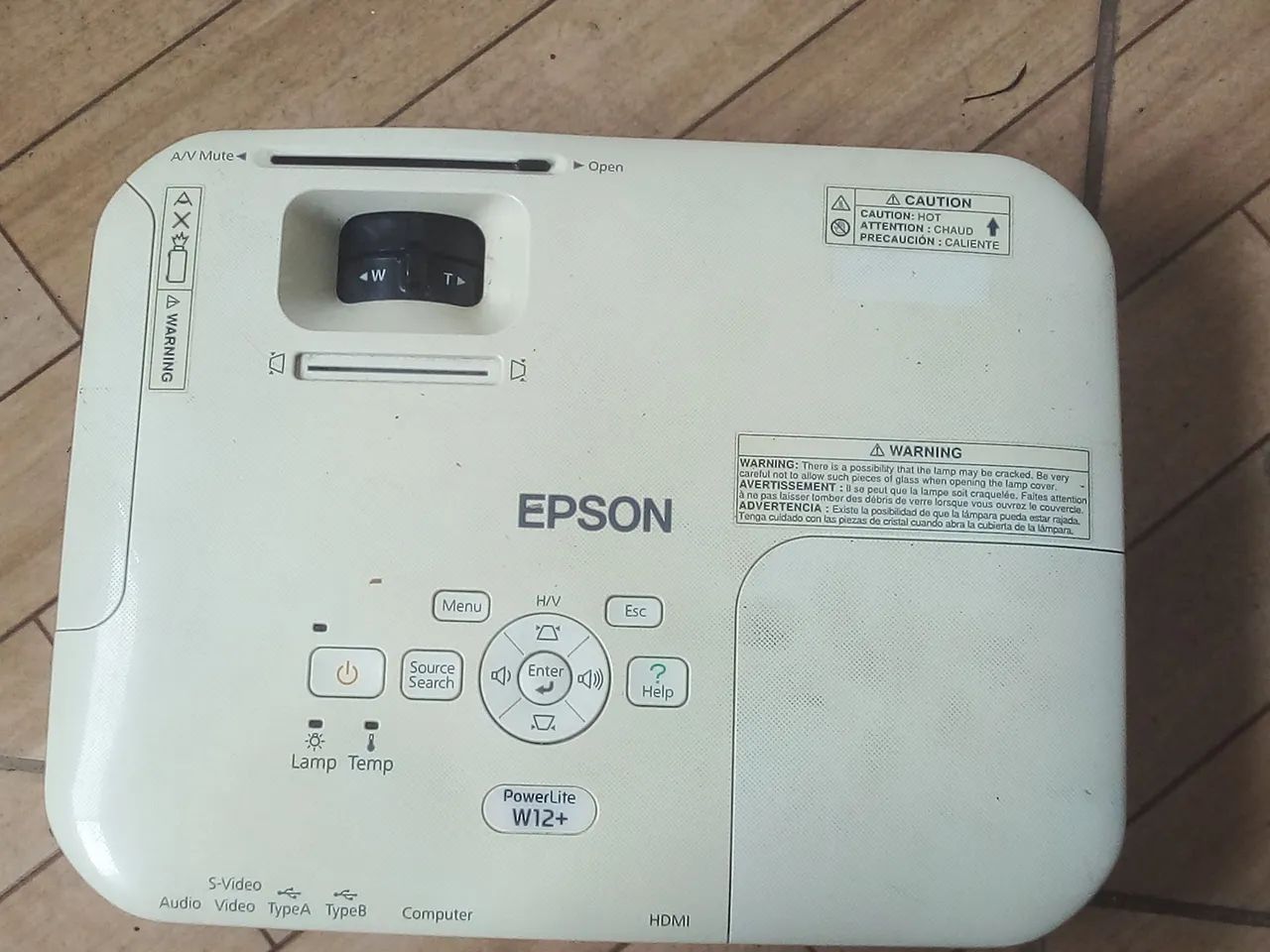 PROJETOR EPSON H428A FUNCIONANDO 