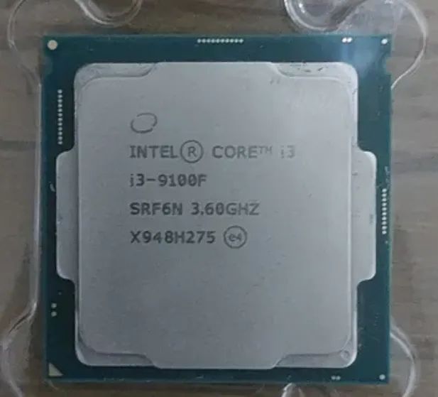 Processador I3 9100F 100% funcionando