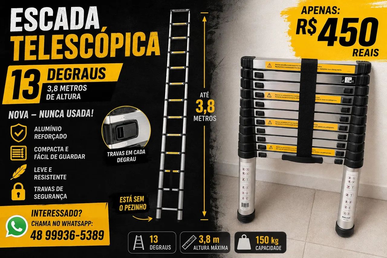 Escada telescópica 