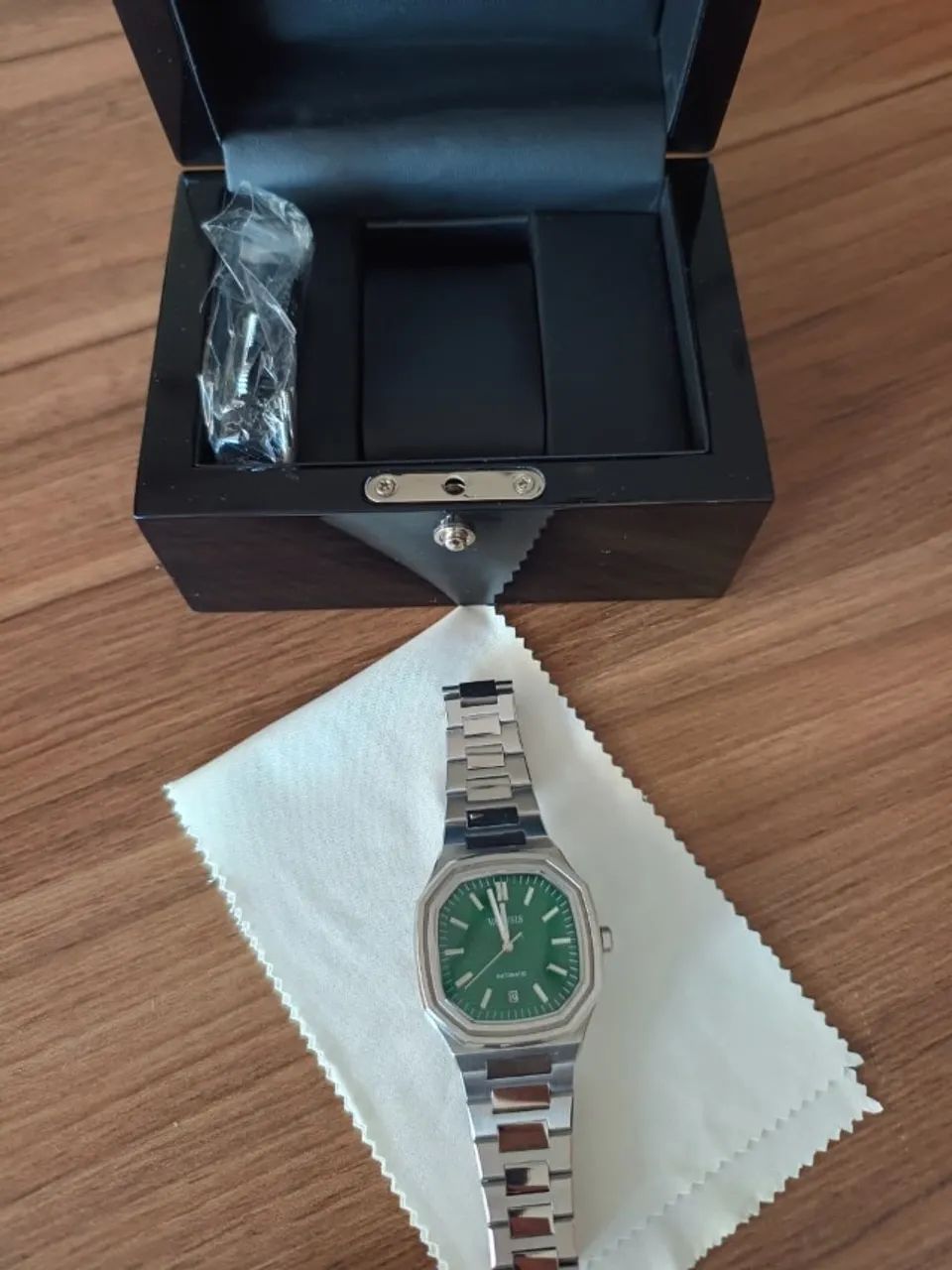 (EDIÇÃO DE COLECIONADOR) Relógio Automático Valusis - VOLT GREEN  - Foto 3