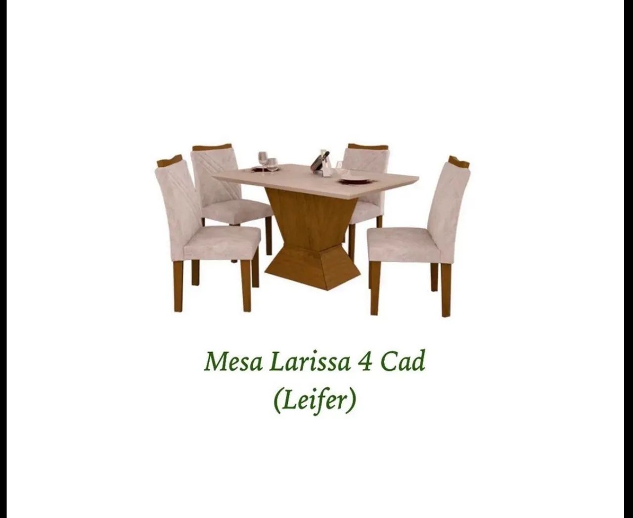 Mesa com 4 cadeiras  - Foto 2