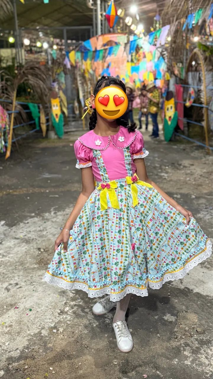 Vestido junino infantil  - Foto 2