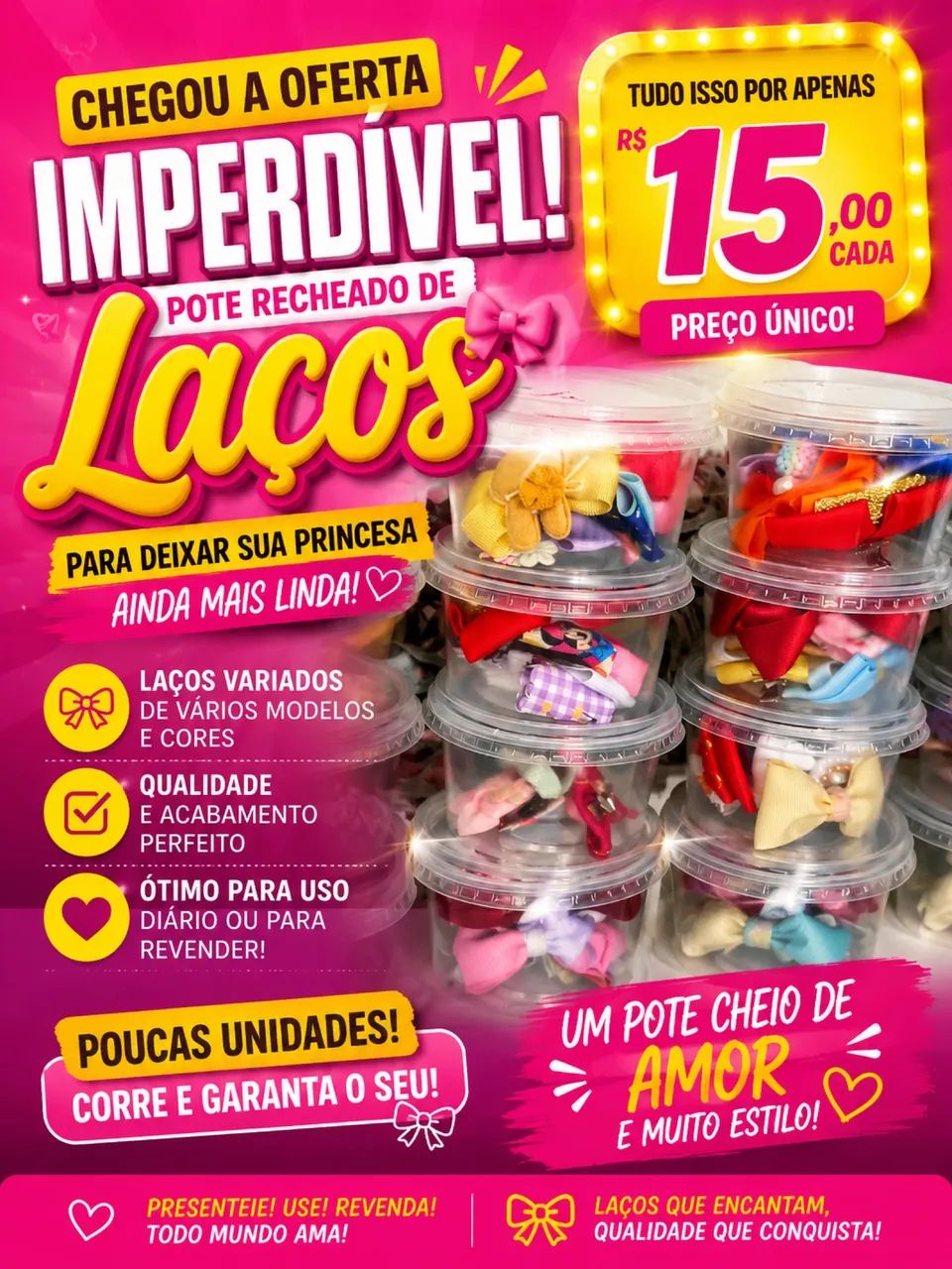 Laços infantil