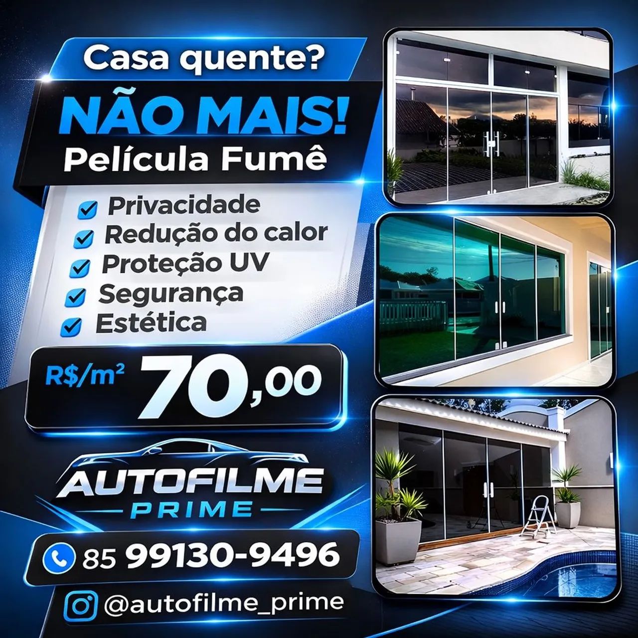 Fumê Automotivo e Residencial  - Foto 2