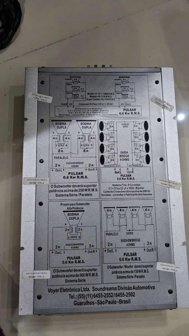 Modulo automotivo Soudreans 600wrms MOSFET - Foto 3