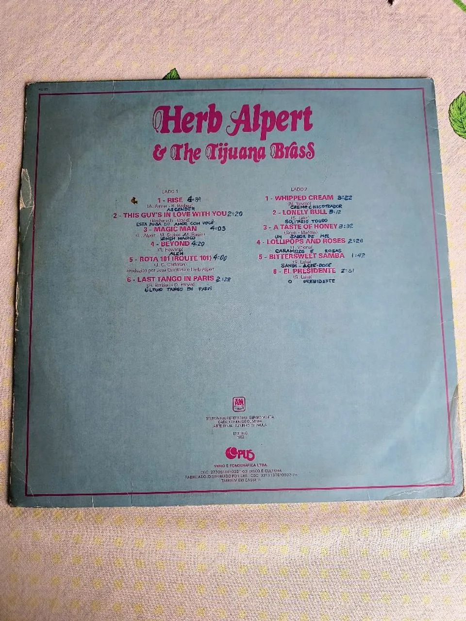 Disco Vinil Herb Alpert & The Tijuana Brass - Foto 2