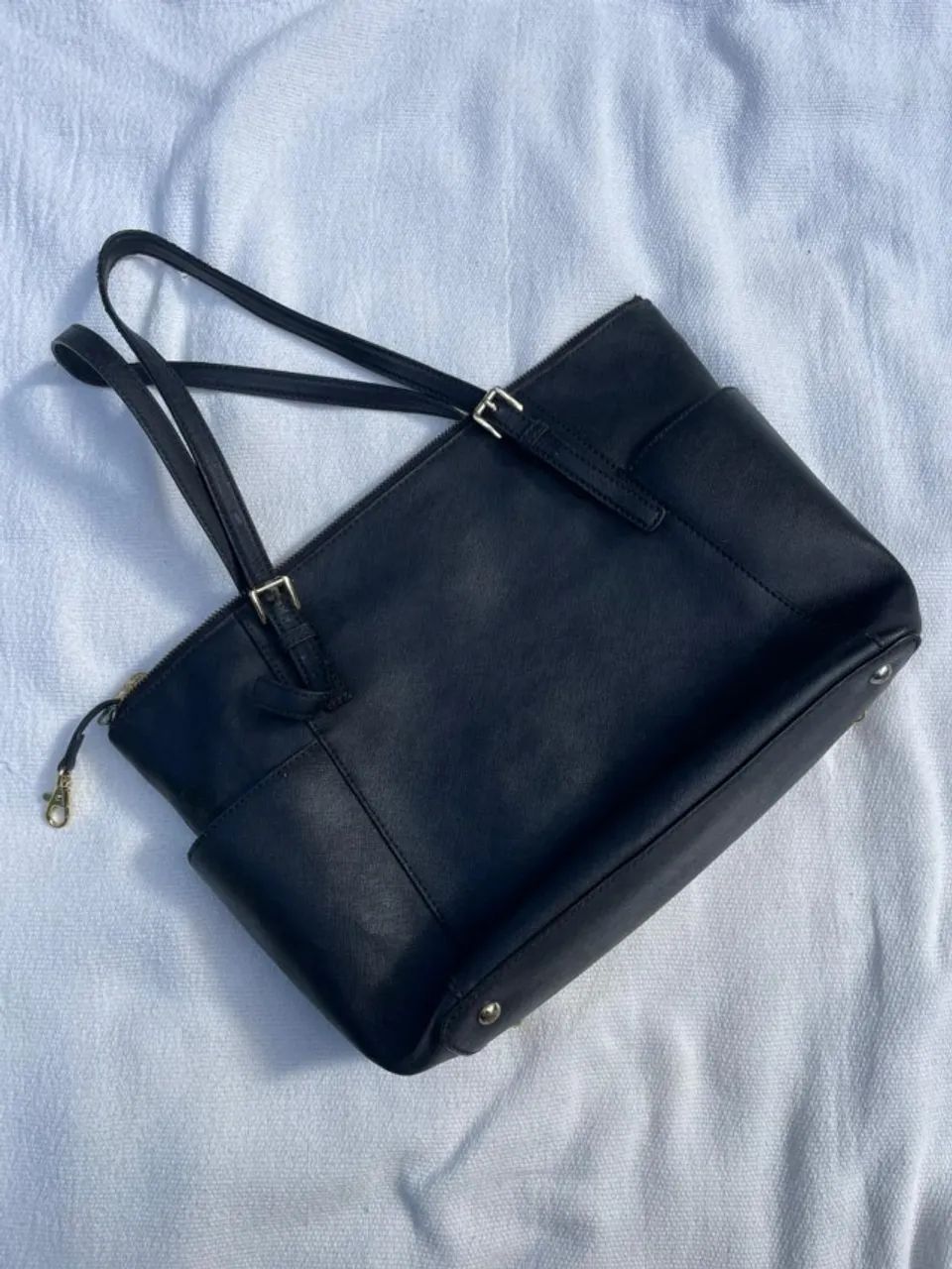 bolsa Michael Kors Tote Jet Set Grande De Couro- original - Foto 4