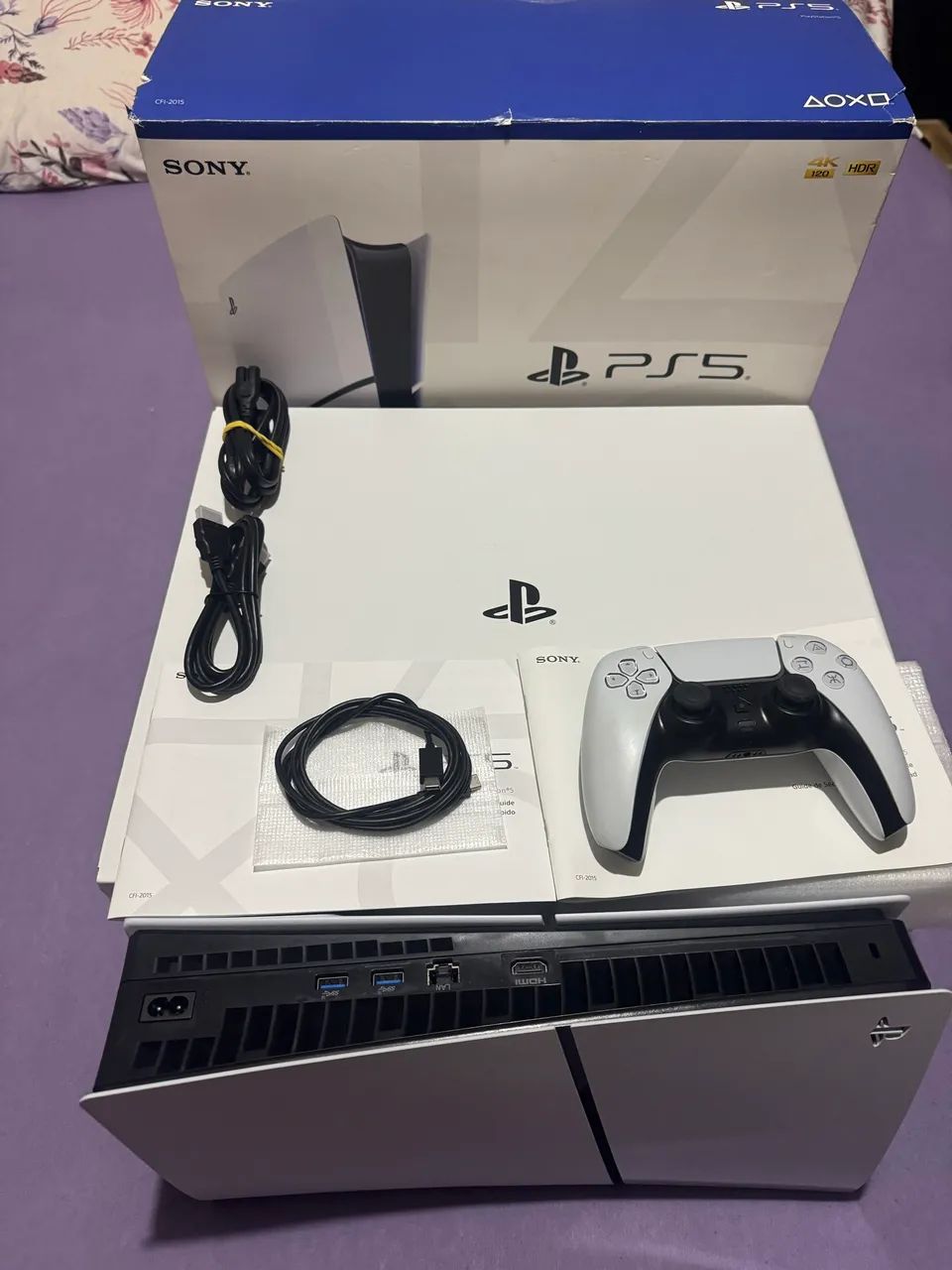 Ps5 slim com leitor desbloqueado  - Foto 2