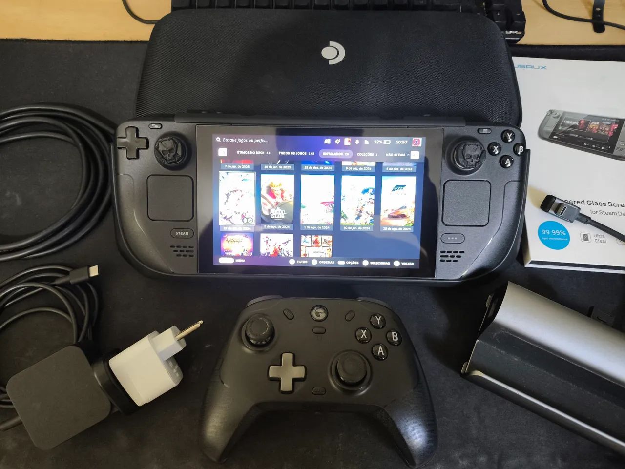 Steam Deck LCD 1TB + Dock + GameSir + Kit Completo - Foto 2