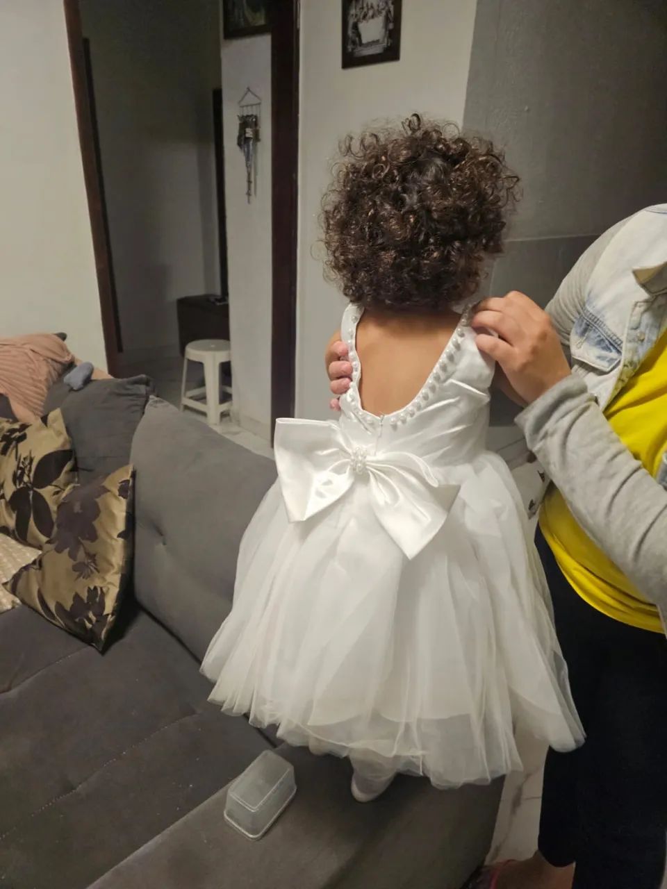 Vestido de batizado ou daminha de honra 