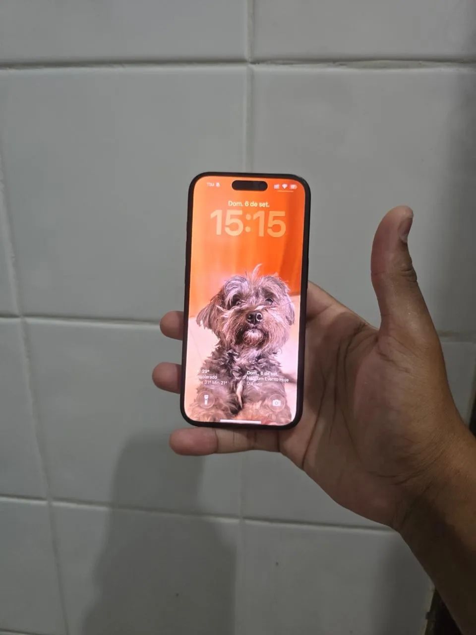 iPhone 15 pro 256GB - Cor azul - Foto 5
