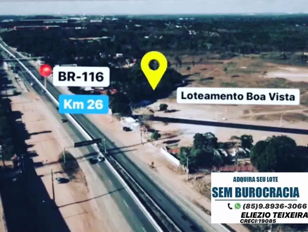LOTEAMENTO BOA VISTA ÀS MARGENS DA BR-116 - Foto 5