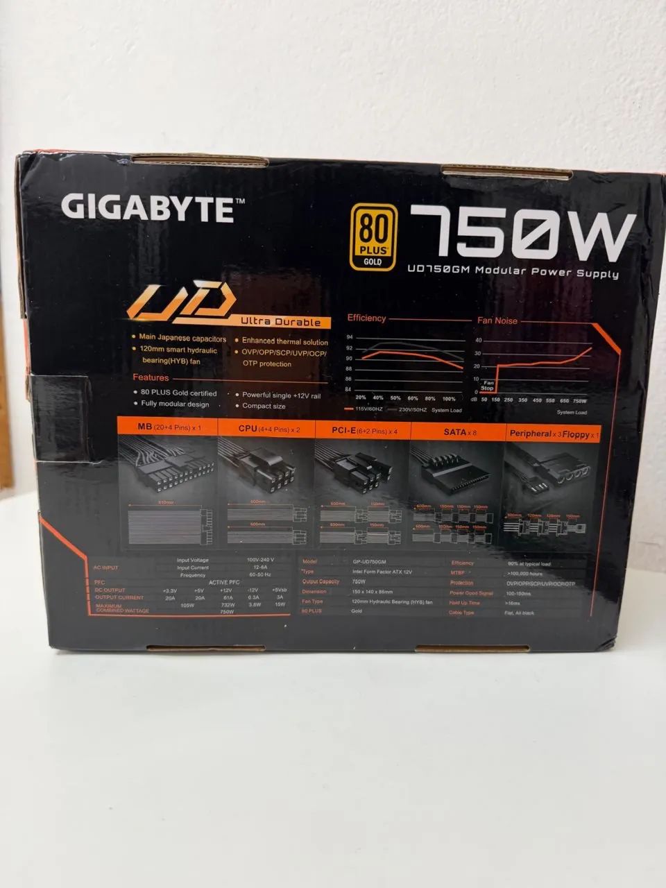 Fonte 750w NOVA GIGABYTE  - Foto 4