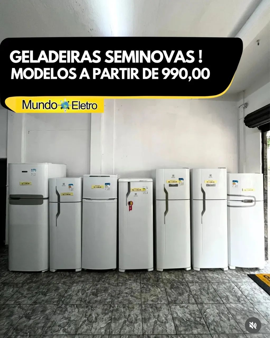Geladeira usada com garantia 