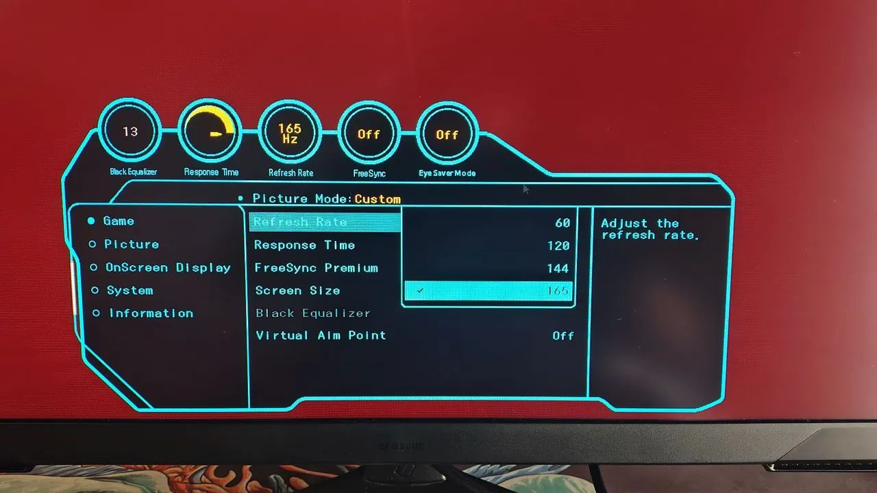 Monitor Samsung Odyssey G32 27" 165Hz - Foto 3