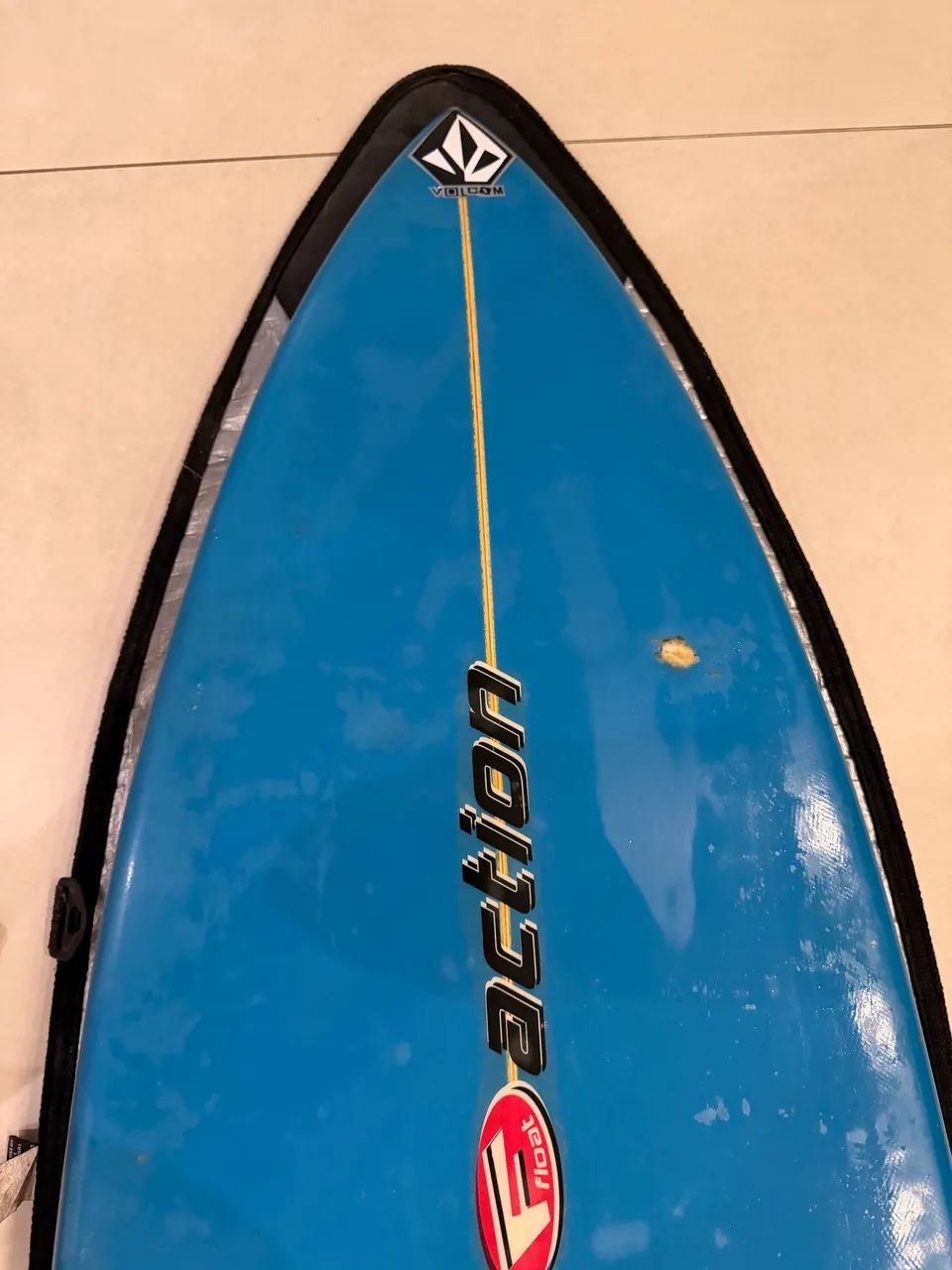 Prancha Action Fish Twin Fin | 5.11 | ~38L | Precisa pequeno