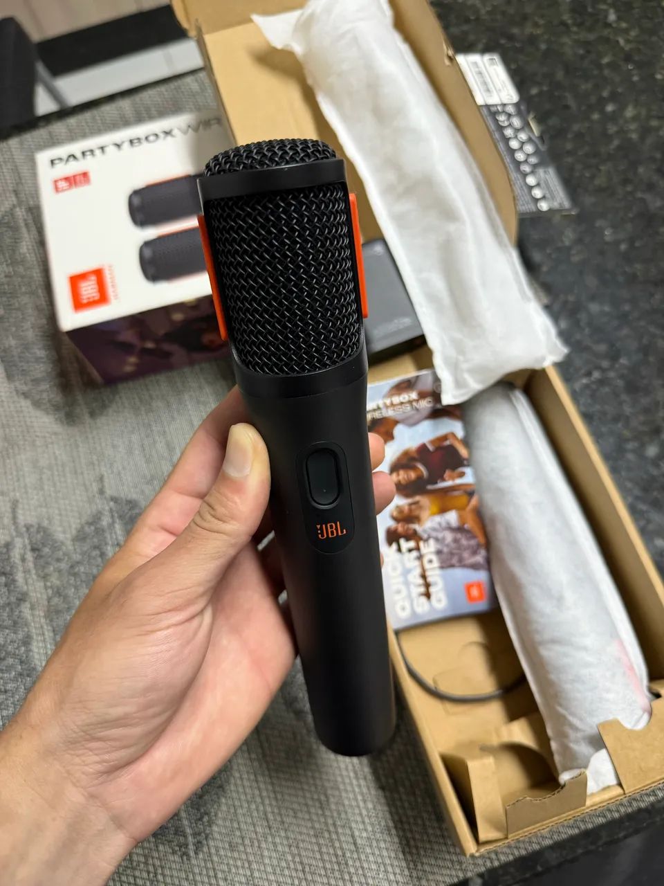 Vendo Microfone JBL Partybox Wireless Mic - NOVO! - Foto 4