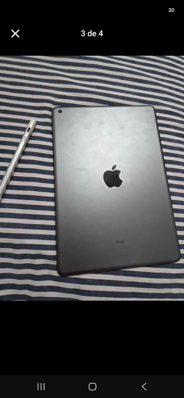 Ipad 8° geração 128gb cinza  - Foto 3
