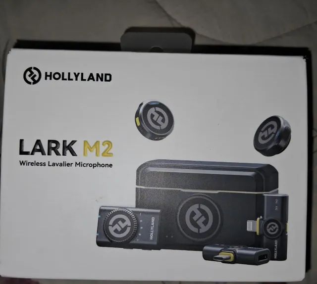 Hollyland Lark M2 Lark M2 Combo Preto Microfone de lapela - Foto 2