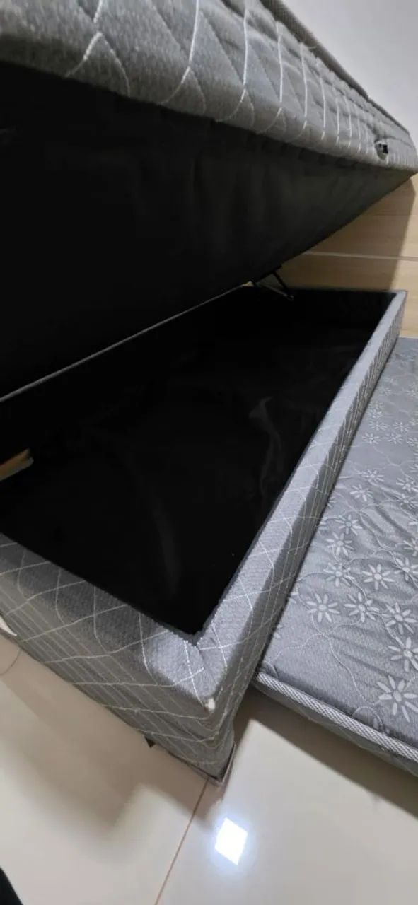 Bi cama box solteiro com baú  - Foto 5