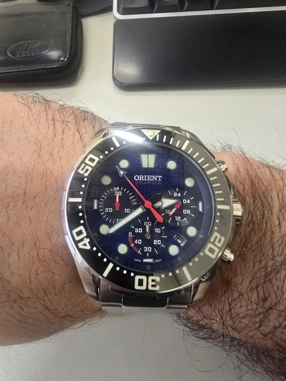Relogio Orient Solartech 