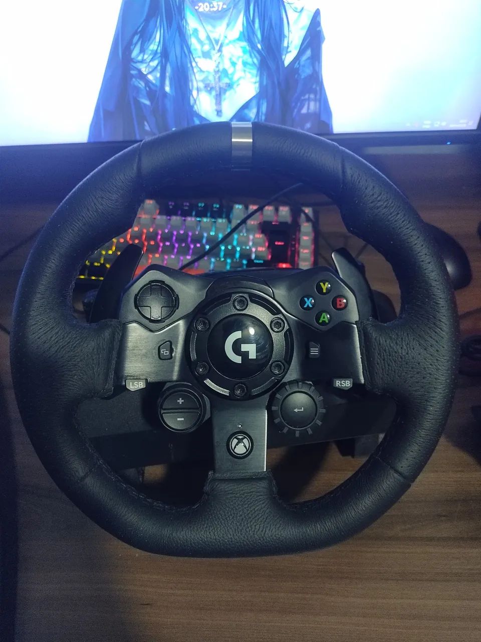 Volante Logitech G923 Xbox e Pc, com Câmbio  - Foto 3