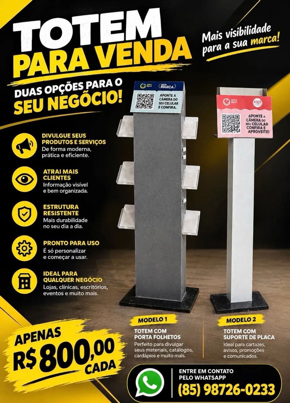 TOTEM PARA PUBLICIDADE