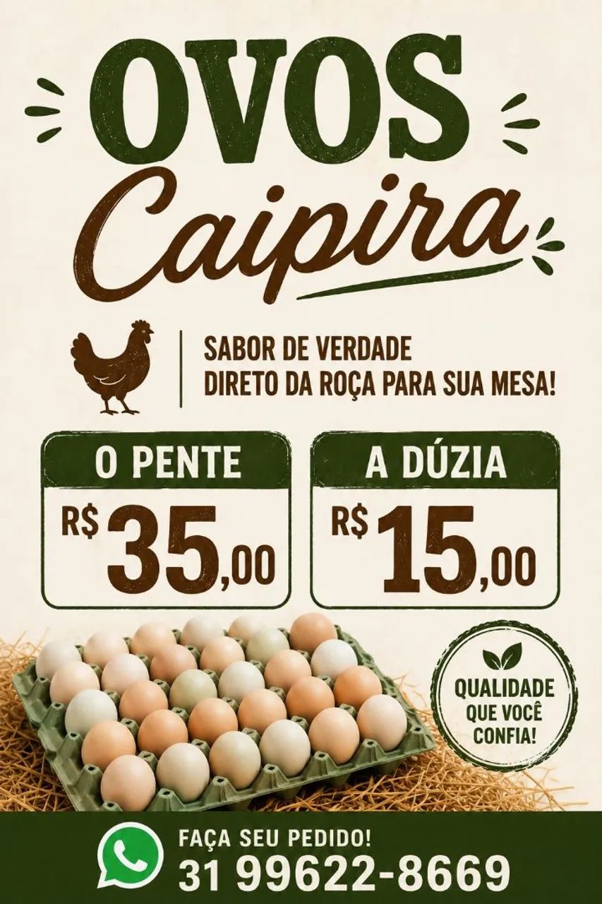 Ovos caipira 