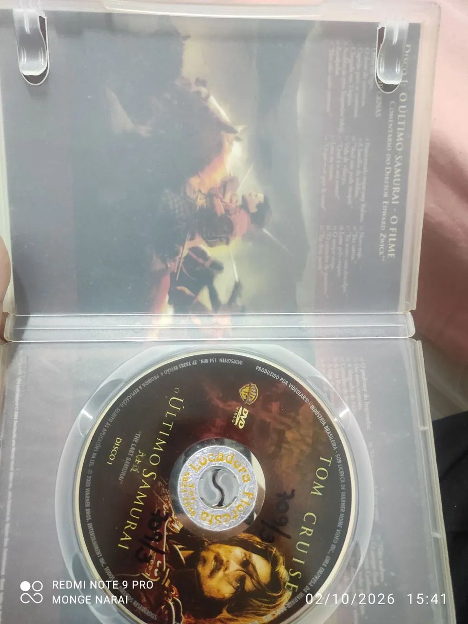 Dvd o último samural tom cruise - Foto 2