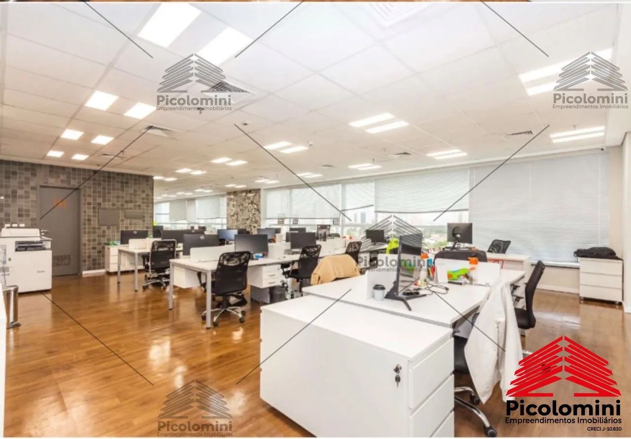 Sala comercial para alugar no Morumbi, perto do metrô, 406 m², varanda, mobiliado com 60 e - Foto 4
