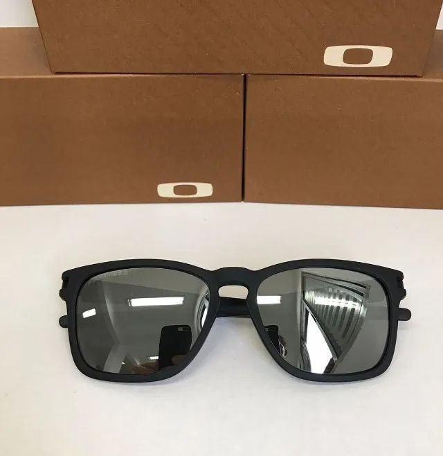 óculos de sol oakley latch squared shark lentes polarizadas - Foto 2
