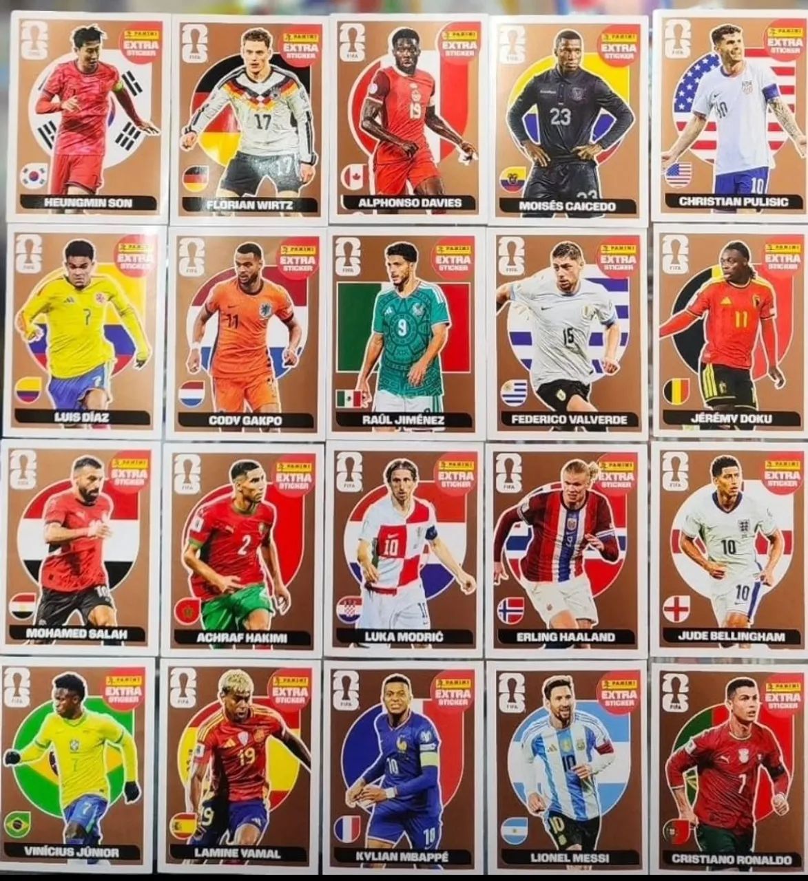 Kit Legends Copa do mundo 2026 - Bordô e Bronze - PROMOÇÃO
