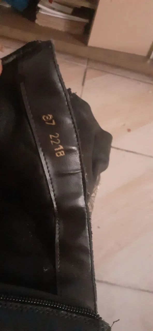Botas de couro feminia 37 miuzzi  - Foto 3