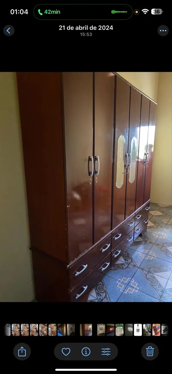 Guarda roupa madeira  - Foto 2