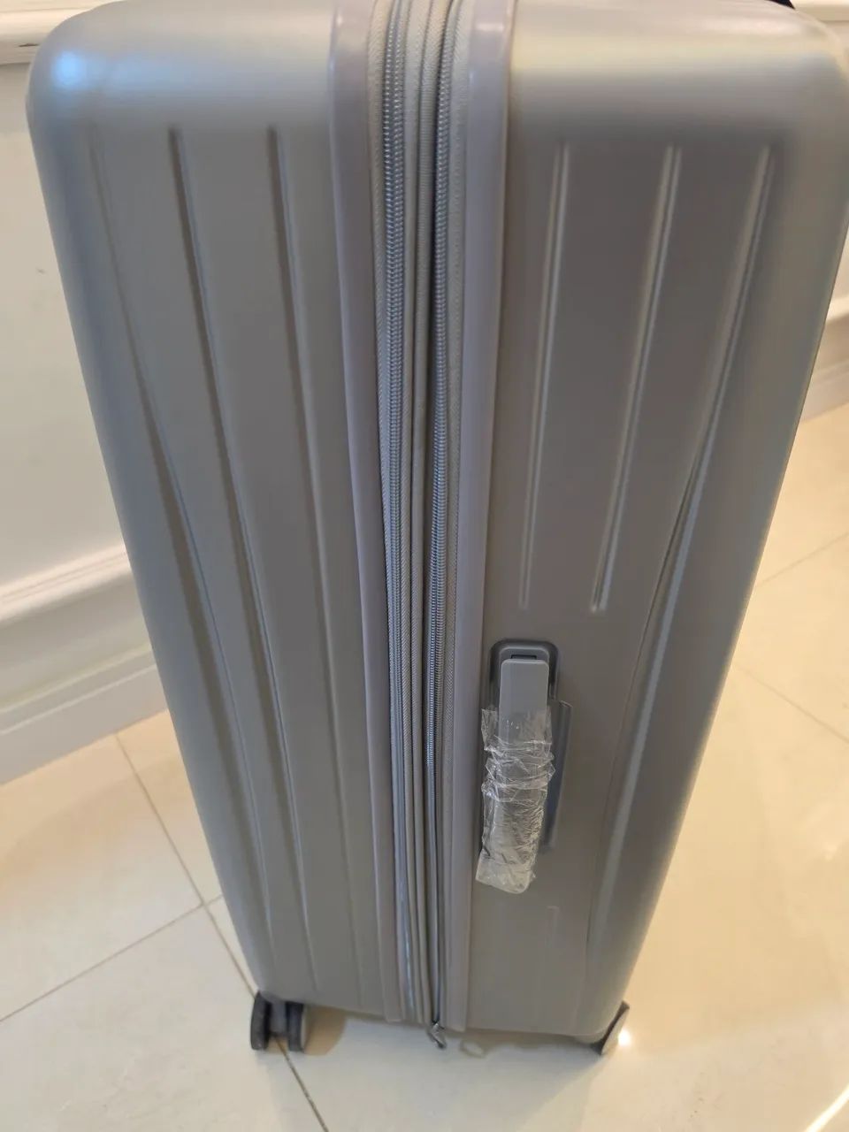 Mala samsonite quartz G 32kg preta e cinza - Foto 4
