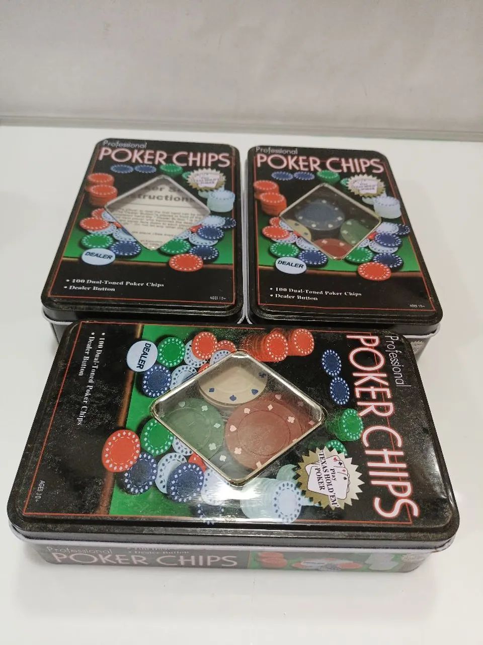 Jogo de fichas para poker 