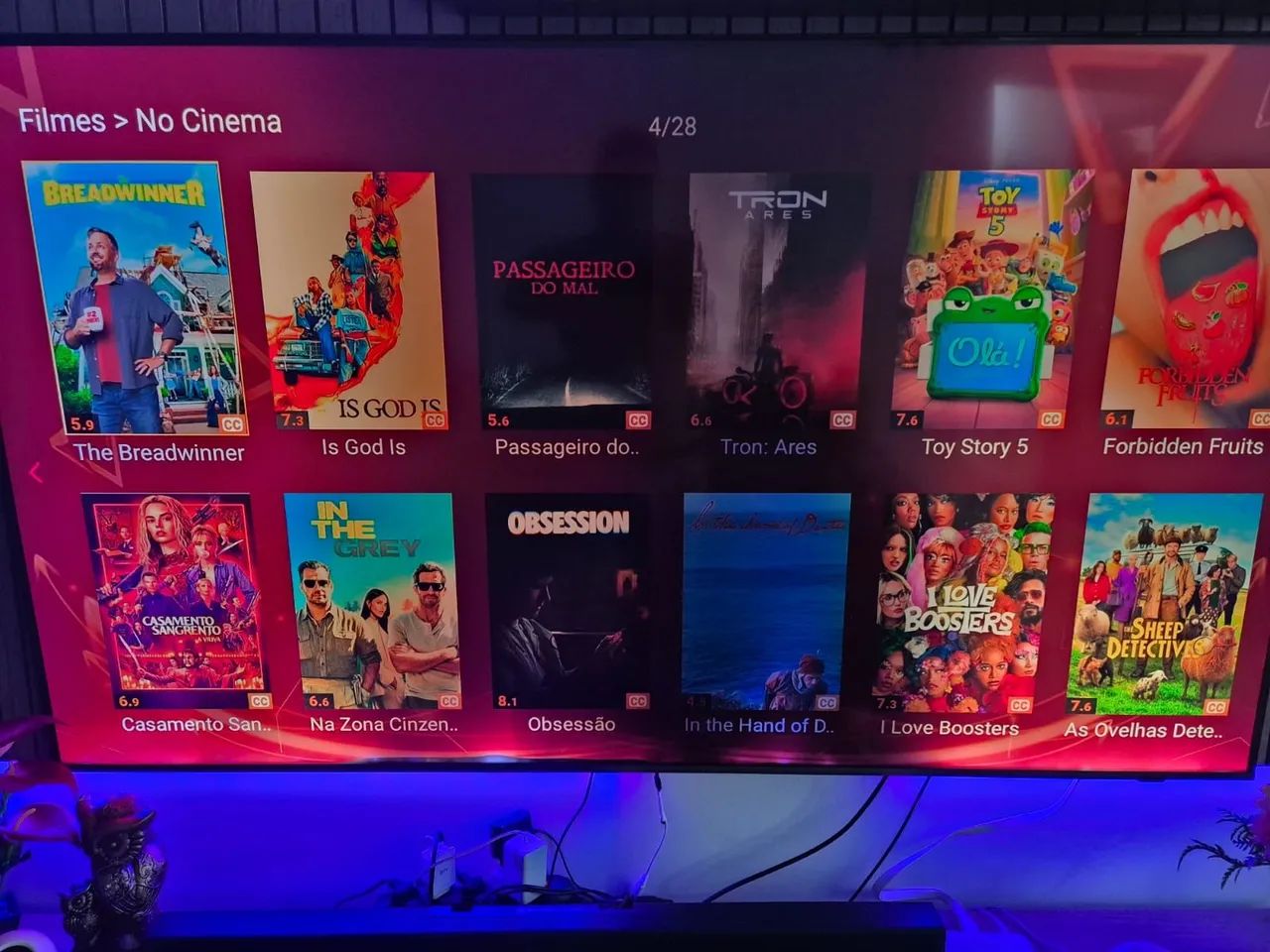 Tv sansung 65 polegadas (trocar o Led) som perfeito somente a troca do led - Foto 3