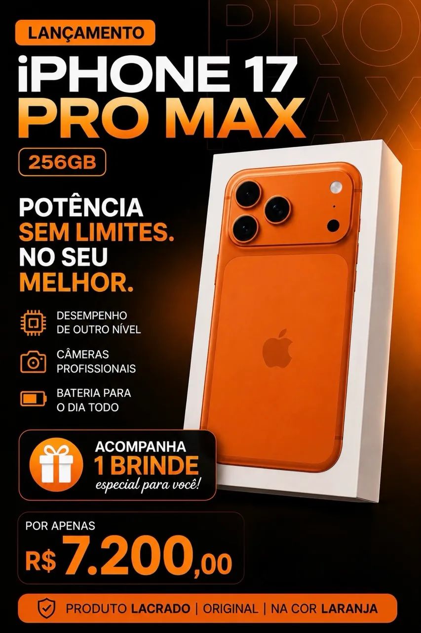 iPhone 17 PRO MAX 256gb - LACRADO