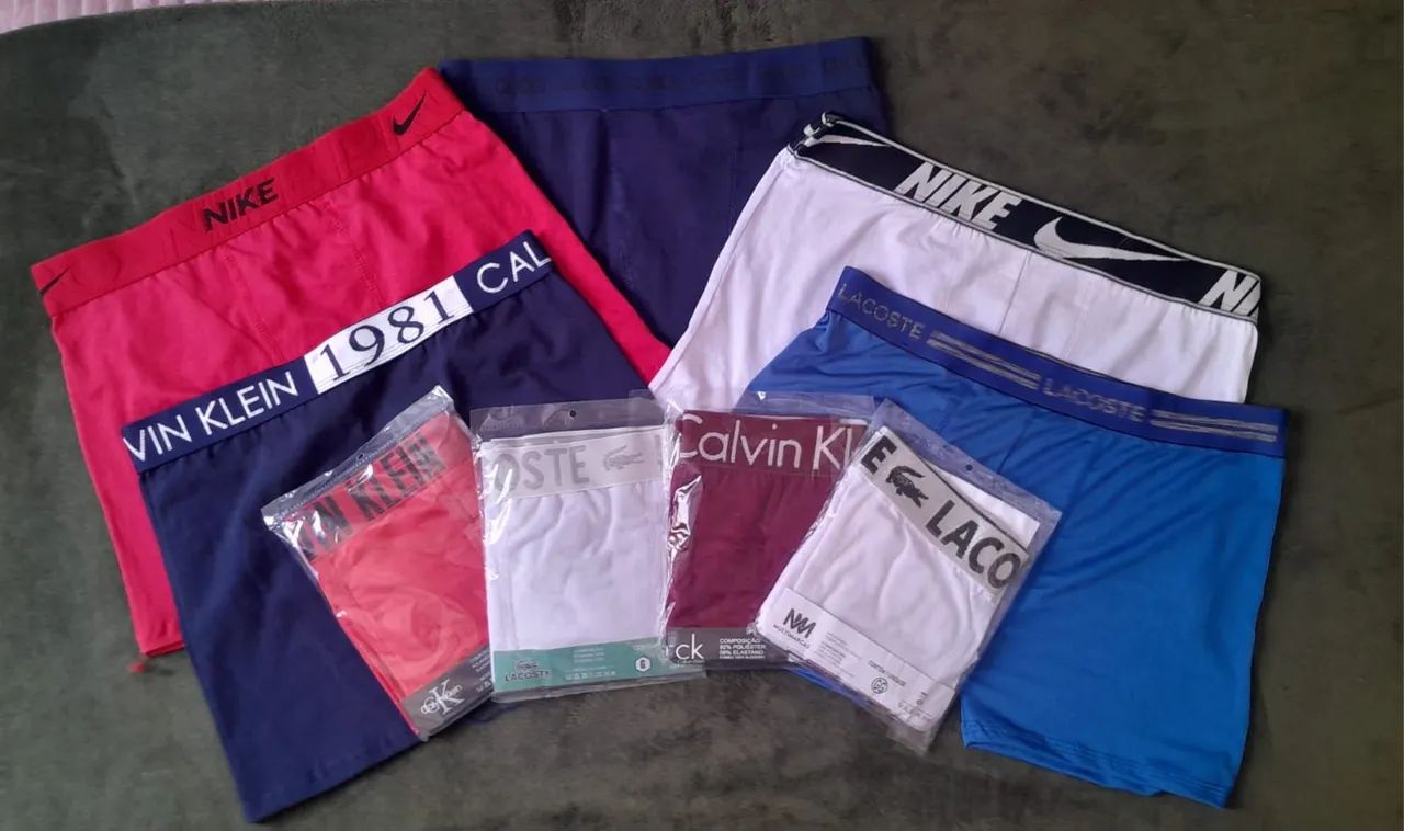 Cueca Nike vermelha tipo Boxer  - Foto 2