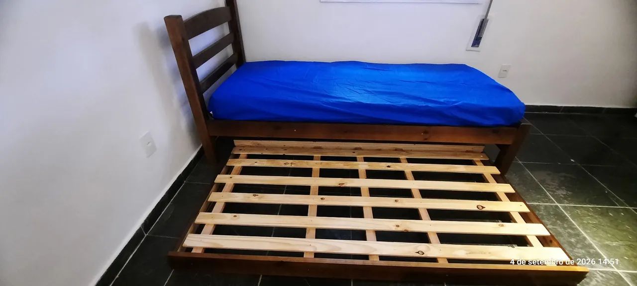 Cama de solteiro com cama auxiliar - Foto 2
