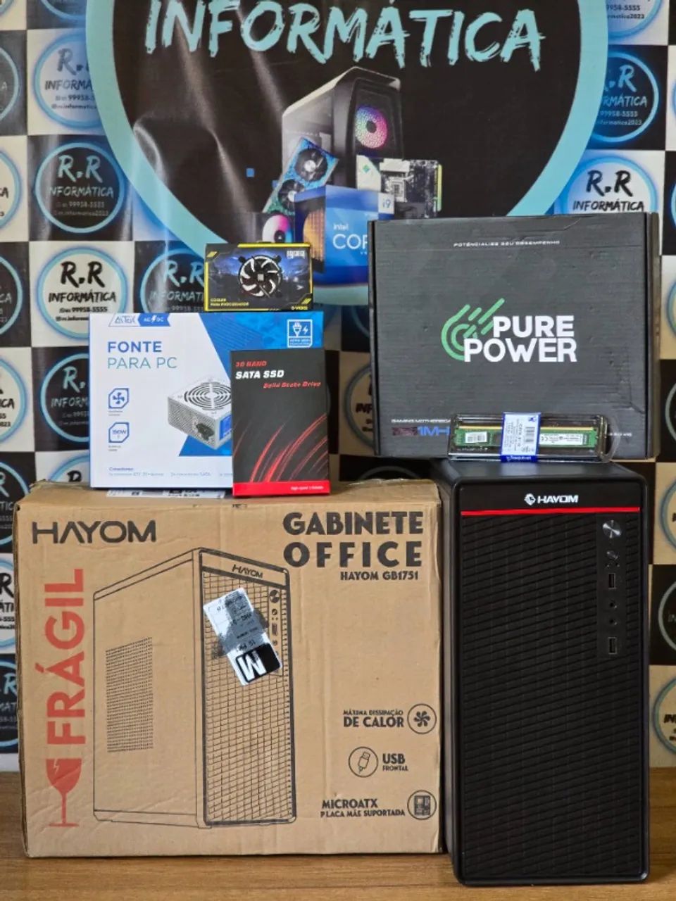 PC HomeOffice Intel i5, 8GB, SSD, Novo Zero - Foto 5