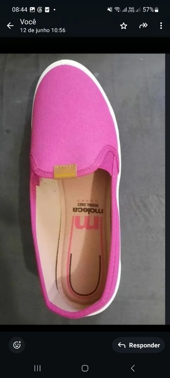 Sapatilha rosa  - Foto 2