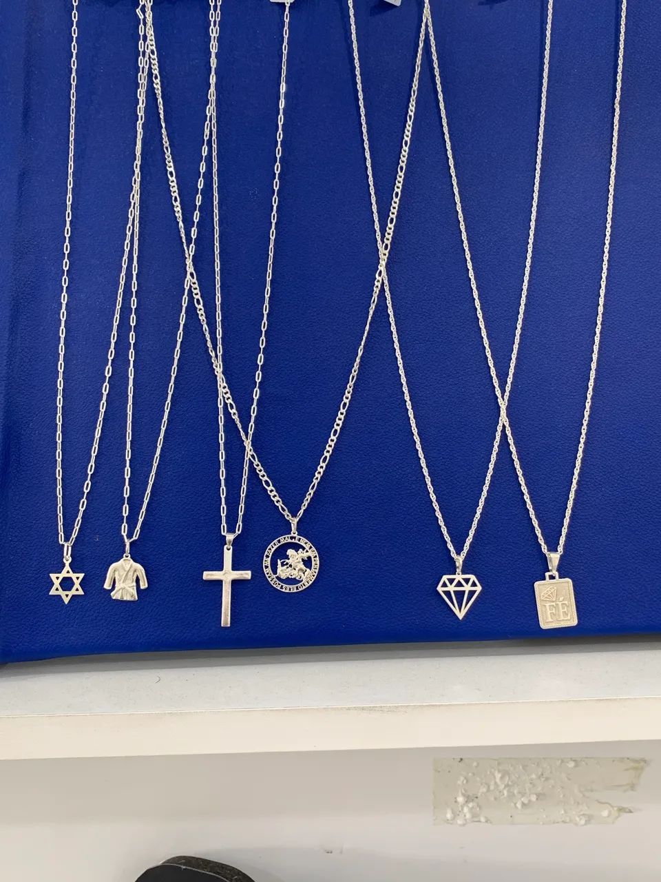 corrente masculina em prata