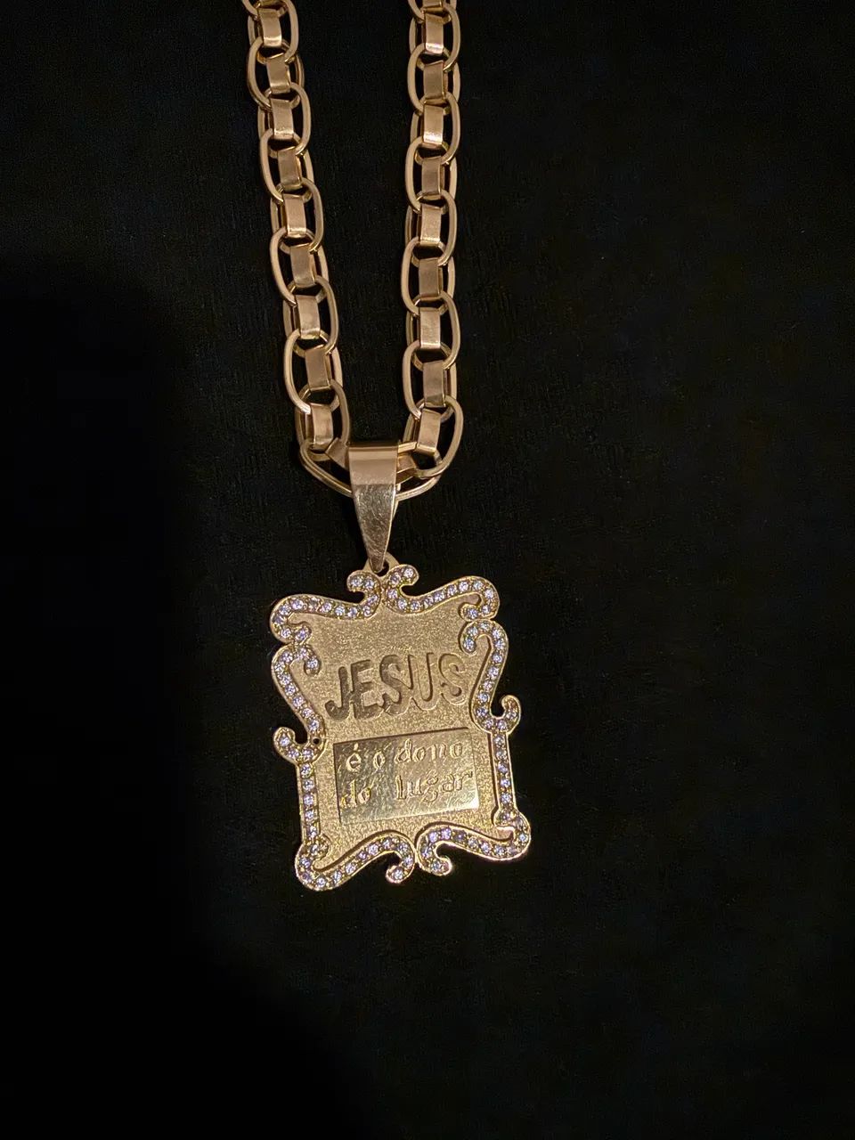 Cordão de ouro masculino  - Foto 3